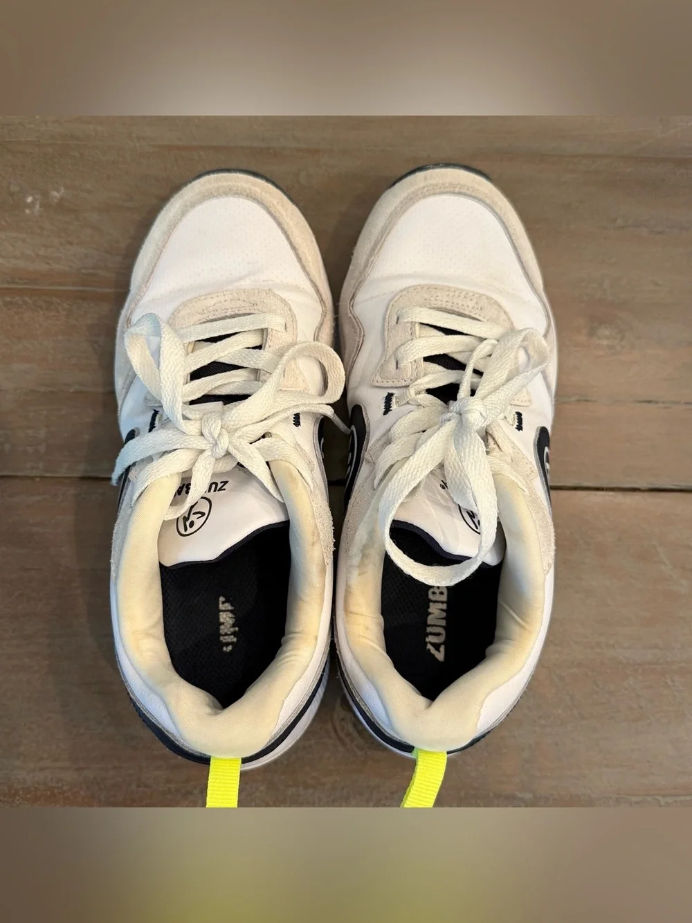 Zumba Train 2.0 Women’s Sneakers Let’s Go Indigo Leather Sz 6 Preowned